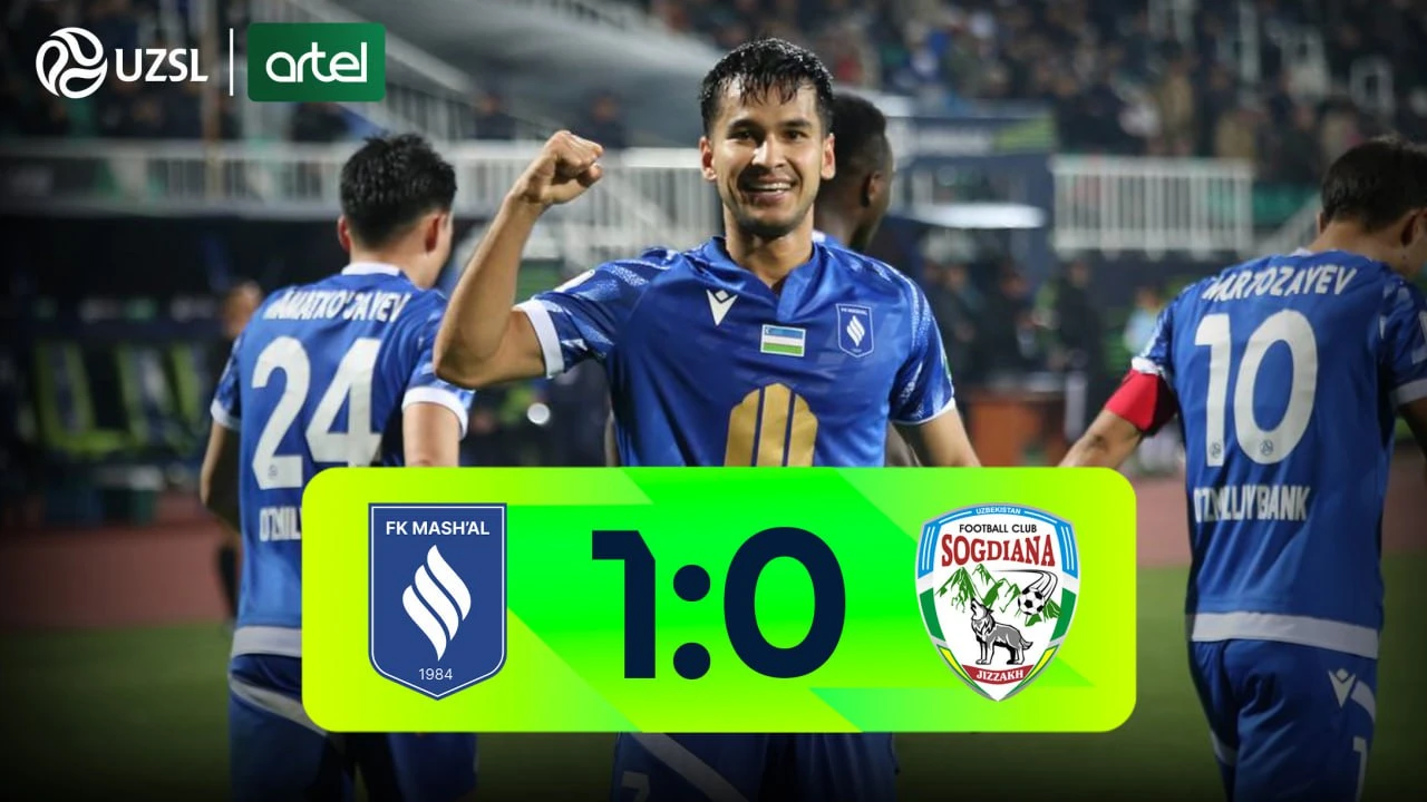 Superliga 3-tur. Mash’al - So‘g‘diyona  1-0