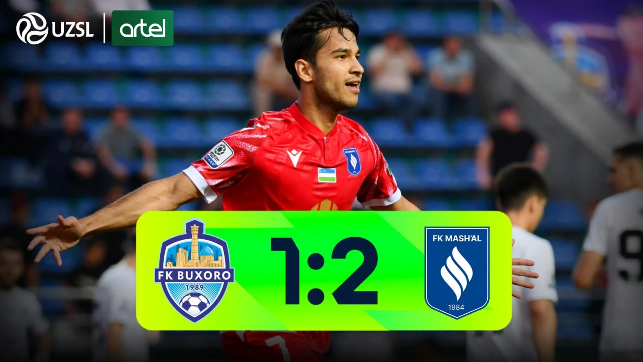 Superliga 8-tur. Buxoro - Mash’al 1-2