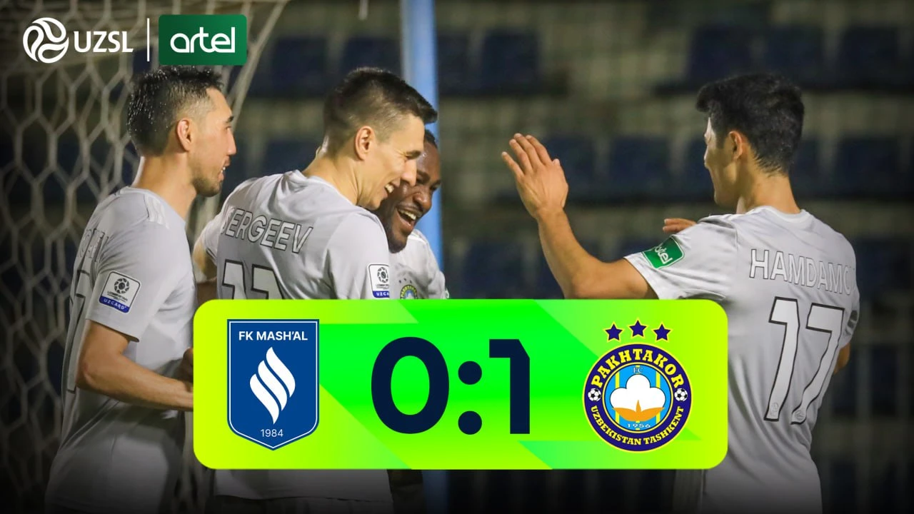 Superliga 16-tur. Mash’al - Paxtakor 0-1